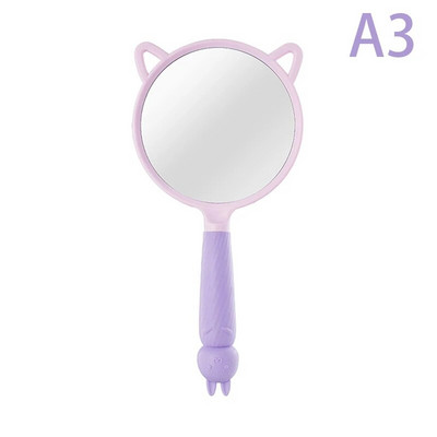 Ručné mini zrkadlo SPA Salón Roztomilé zrkadlo Zrkadlo na líčenie na predlžovanie mihalníc Králik Myš Ručné kozmetické zrkadlo s rukoväťou