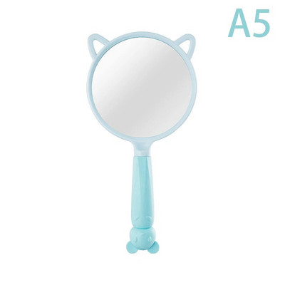 Ručné mini zrkadlo SPA Salón Roztomilé zrkadlo Zrkadlo na líčenie na predlžovanie mihalníc Králik Myš Ručné kozmetické zrkadlo s rukoväťou