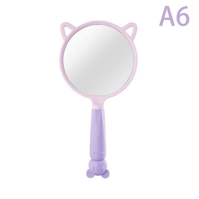 Ručné mini zrkadlo SPA Salón Roztomilé zrkadlo Zrkadlo na líčenie na predlžovanie mihalníc Králik Myš Ručné kozmetické zrkadlo s rukoväťou