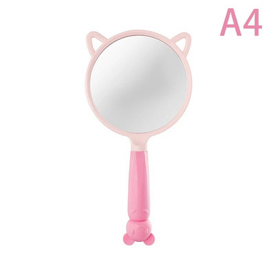 Ručné mini zrkadlo SPA Salón Roztomilé zrkadlo Zrkadlo na líčenie na predlžovanie mihalníc Králik Myš Ručné kozmetické zrkadlo s rukoväťou