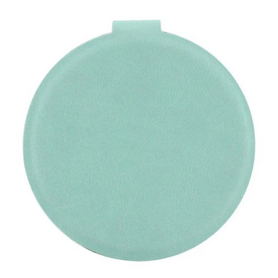 Asztali állvány kerek sminktükör kozmetikai összecsukható, kihajtható tükör sminktükör Rozsdamentes acél asztali PU kis tükör