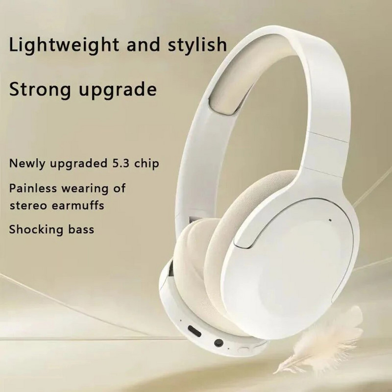 Bezdrôtové slúchadlá P2968 s potlačením hluku, stereo slúchadlá s potlačením hluku, skladacie slúchadlá cez uši pre mobilný telefón, počítač, notebook, veľkoobchod