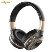 Căști fără fir ZEALOT B19 cu radio fm Căști stereo bluetooth cu microfon pentru telefon, computer, telefon Xiaomi