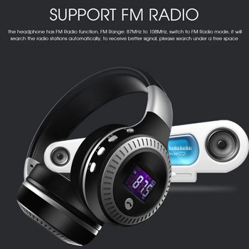 ZEALOT B19 Безжични слушалки с FM радио Слушалки Bluetooth Стерео слушалки с микрофон За телефон Компютър Телефон Xiaomi