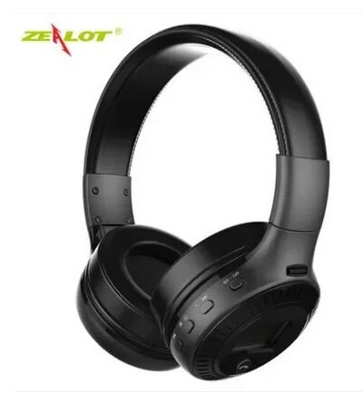 Căști fără fir ZEALOT B19 cu radio fm Căști stereo bluetooth cu microfon pentru telefon, computer, telefon Xiaomi