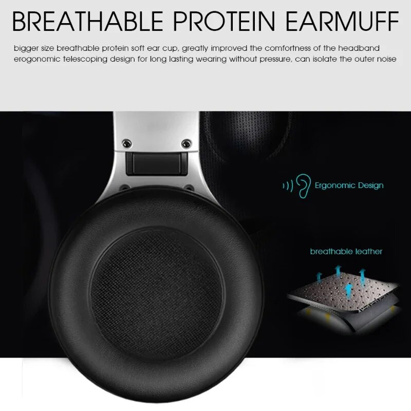 ZEALOT B19 belaidės ausinės su fm radijo ausinės bluetooth stereo ausinės su mikrofonu telefonui kompiuteriui Xiaomi telefonui