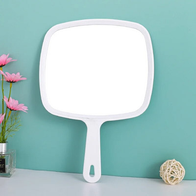 Nové ručné kozmetické zrkadlo, štvorcové kompaktné zrkadlo, kozmetické zrkadlo do SPA salónu, študentské zrkadlo, stolové kozmetické zrkadlo pre ženy