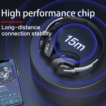 Μόδα Ασύρματα ακουστικά Bluetooth Ακουστικά Μουσικής Υποστήριξη Κάρτα TF Ακουστικά Παιχνίδι Τηλέφωνο Υπολογιστή Γενικά Ακουστικά για φορητό υπολογιστή