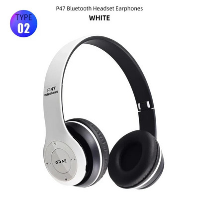 Căști Bluetooth fără fir de modă Suport pentru muzică Căști pentru card TF Căști pentru computere de joc Căști universale pentru PC Laptop
