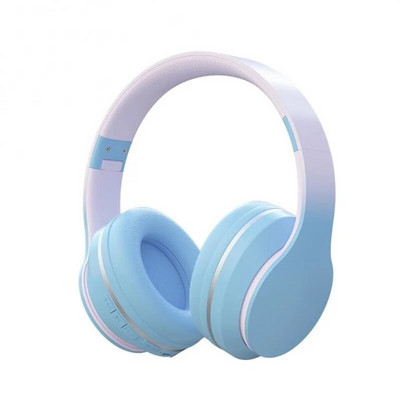 Căști fără fir DR56 Gradient Color Căști Bluetooth Hifi Gaming Reducerea zgomotului Căști sport pentru computer Băiat Fată Cadou