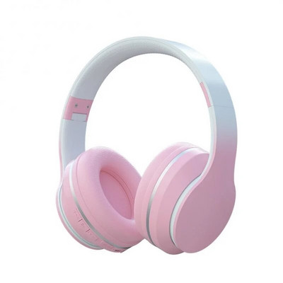 Căști fără fir DR56 Gradient Color Căști Bluetooth Hifi Gaming Reducerea zgomotului Căști sport pentru computer Băiat Fată Cadou
