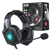 Căști de gaming ONIKUMA K8 Căști cu fir RGB cu anulare a zgomotului Căști pentru gamer pentru jocuri PC/XBox One/Accesorii pentru computere laptop