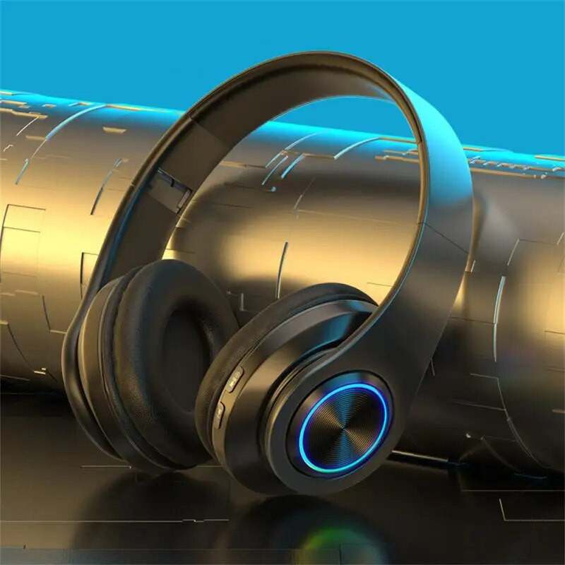 Slúchadlá HD200 Skladacie bezdrôtové slúchadlá cez uši pre počítač s potlačením hluku HIFI stereo herné slúchadlá