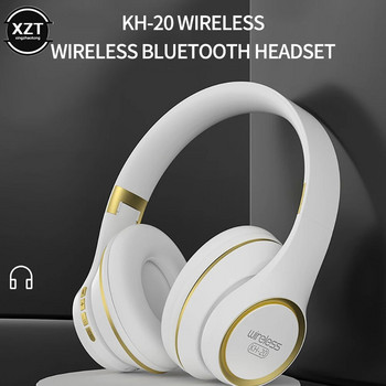 Wireles Bluetooth слушалки Over-Ear Сгъваеми цветни стерео компютърни безжични слушалки шумопотискане HIFI TV игра слушалки