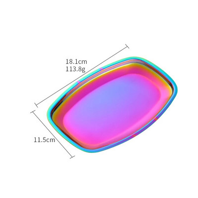 Severský štýl, oválny servírovací podnos na šperky, tanier z nehrdzavejúcej ocele, kovový úložný priestor, zlatá dekorácia, domáci organizér