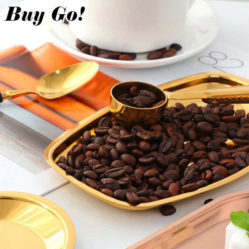 Severský štýl, oválny servírovací podnos na šperky, tanier z nehrdzavejúcej ocele, kovový úložný priestor, zlatá dekorácia, domáci organizér