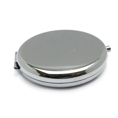 Κρυστάλλινο Διαμάντι Διπλής Όψης Καθρέφτης Μακιγιάζ Φορητός Μίνι Τσέπη Κυκλικός Καθρέφτης Χρυσό Ασημί Καλλυντικό Μικροί Καθρέφτες Καθρέφτης Νεσεσέρ