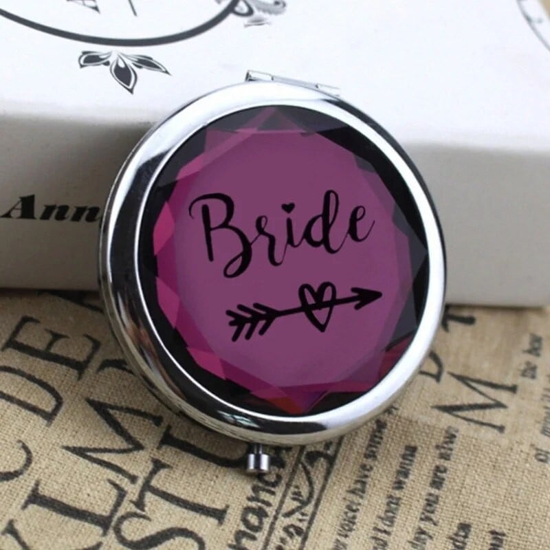 Nuotakos/komandos makiažo veidrodis, kosmetinis pamergių vestuvių dekoravimas, dušo reikmenys