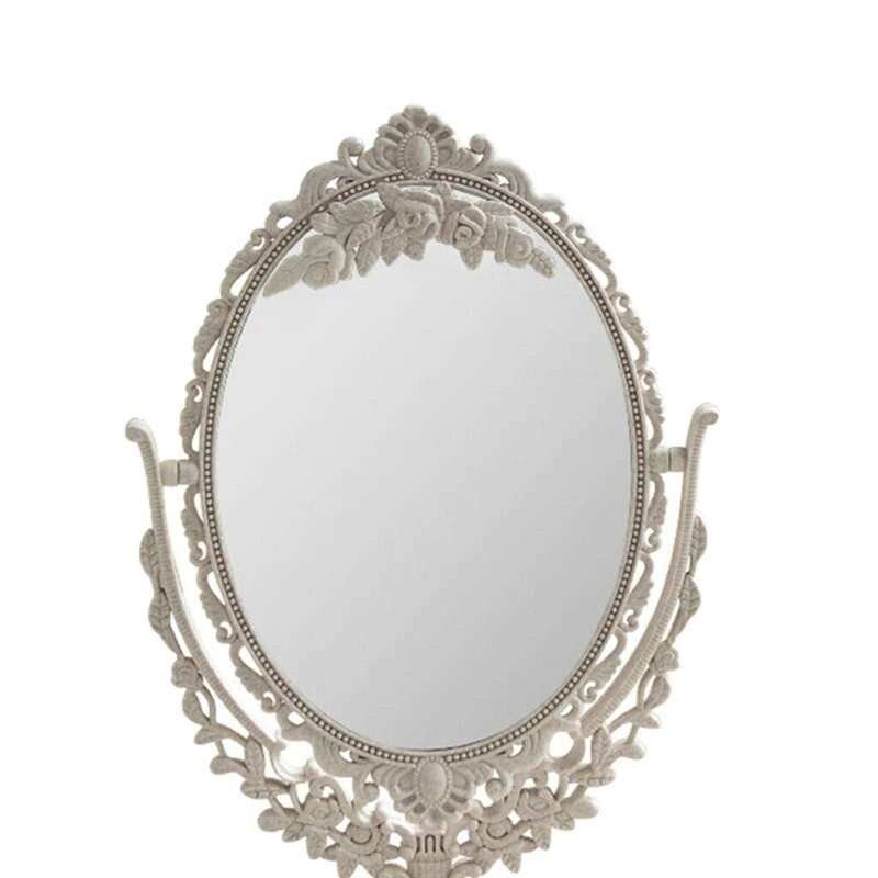 Επιτραπέζιος καθρέφτης Vanity 360° Περιστρεφόμενος καθρέφτης καλλυντικού μακιγιάζ με καθρέφτη βάσης