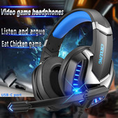 Căști J30 Joc cu microfon Esports 3.5 pentru telefoane mobile Tablete computere notebookMic Anularea zgomotului