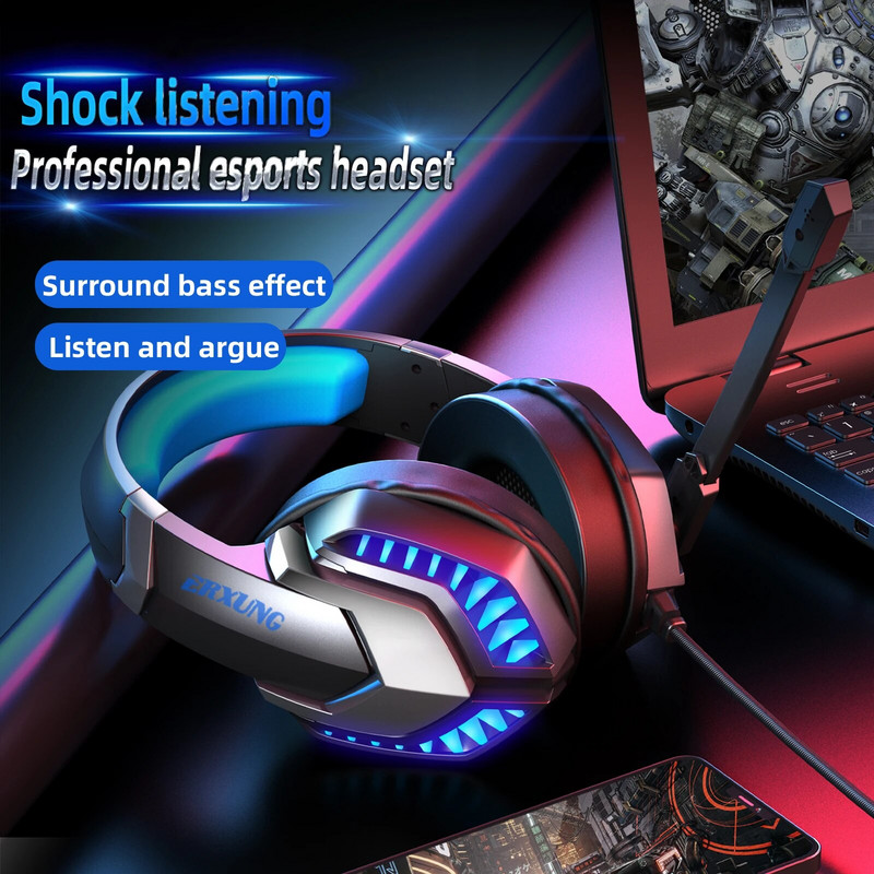 J30 ausinės Esports mikrofono žaidimas 3.5, skirtas mobiliesiems telefonams planšetiniams kompiuteriams nešiojamiesiems kompiuteriams, mikrofono triukšmo slopinimas