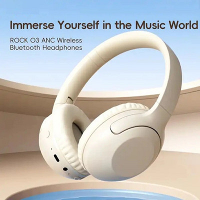 SPACEO3 Безжични Bluetooth слушалки, закопчаващи се над ушите Компютърни слушалки ANC Слушалки с шумопотискане