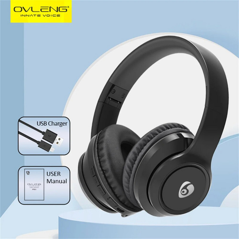 FF91 belaidės ausinės triukšmą slopinantis mikrofonas stereo garsas ausinės per ausis kompiuterio ausinės telefonams planšetiniams kompiuteriams