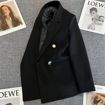 Jarná jesenná vysoko kvalitná dámska bunda s dlhým rukávom, dvojité gombíky, dámske obchodné pracovné oblečenie, formálny kabát, dámske vrchné oblečenie