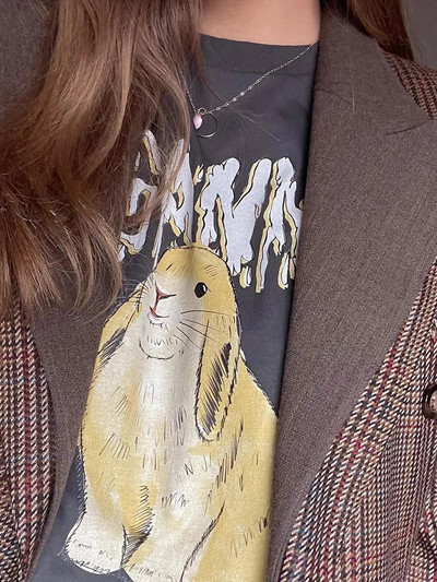 Dámske tričko s mačacou potlačou, nové okrúhle vintage ležérne tričká s krátkym rukávom, luxusné módne topy a oblečenie