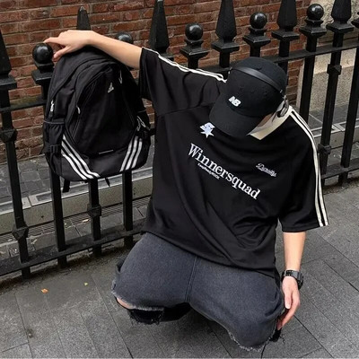 2023, noul stil coreean, Harajuku, cu imprimeu retro, pulover cu glugă Y2k, bărbați, femei, largi, stil Bf, cuplu, pulover cu mâneci lungi.