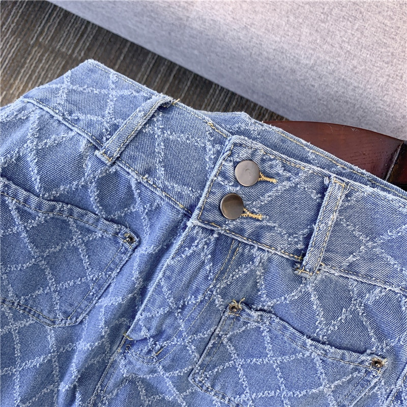 Dámske džínsy s vysokým pásom, rovné, vrecovité, džínsy, vintage, modré, streetwear, nové oblečenie, dlhé nohavice, široké nohavice