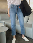 Buzunare cu talie înaltă Blugi Boyfriend Femei Stretch Albastru Doamnelor Denim Pantaloni cargo Pantaloni drepți Pantaloni spălați Blugi Streetwear