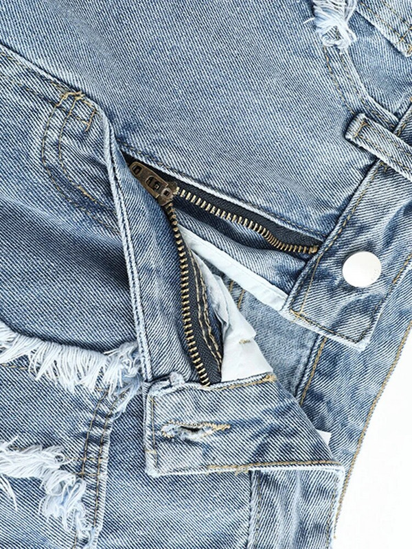 Dámske dlhé džínsy EAM Blue Burrs High Street s vysokým pásom, nové voľné nohavice, módny dizajn Tide, jar/jeseň 2024, 1DE7583