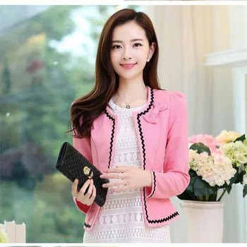 2023 Νέα κοντό παλτό για γυναίκες Blazer Woman Chic και κομψό σακάκι γυναικείο παλτό Κορεατικά ρούχα Luxury Traf Zevity