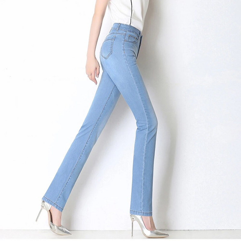 Blugi de damă skinny din denim pentru primăvară-vară, drepti, slăbiți, picioare creion, drepte, bumbac, stretch, mărimea S până la 6XL