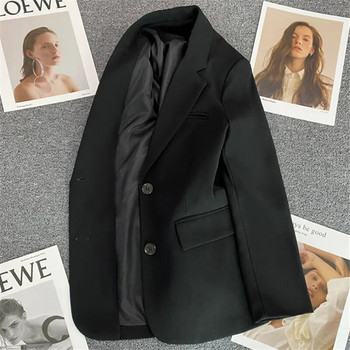 Blazer για γυναίκες Νέο Loose Casual Ανοιξιάτικο και Φθινοπωρινό μονόχρωμο Slim Jacket Women Blazer