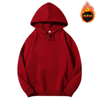 Jesenné a zimné dámske mikiny s kapucňou, bavlnené, jednofarebné, Harajuku, s kapucňou, s dlhým rukávom, ležérne dámske plyšové pulóvre, unisex, roupas femini