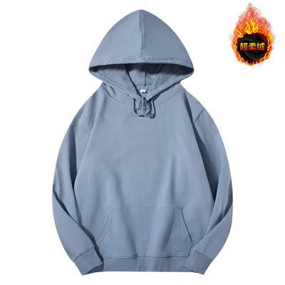 Jesenné a zimné dámske mikiny s kapucňou, bavlnené, jednofarebné, Harajuku, s kapucňou, s dlhým rukávom, ležérne dámske plyšové pulóvre, unisex, roupas femini