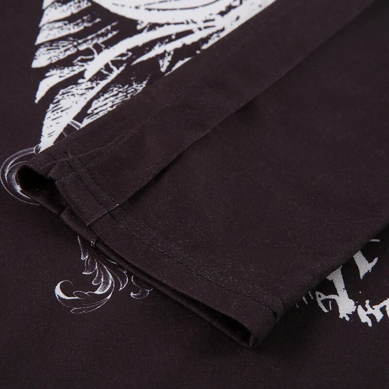 Hanorace de damă Grunge supradimensionate, negru, stil vintage, gotic, cu mânecă lungă, hanorace largi de damă E-girl Punk Hip Hop Streetwear