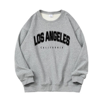 Dámska mikina s potlačou písmen Hirsionsan, 35% bavlna, mäkká, základná, voľná, dámska, pulóvre, kórejské mikiny s kapucňou, jeseň/novoročné fleecové oblečenie Y2k