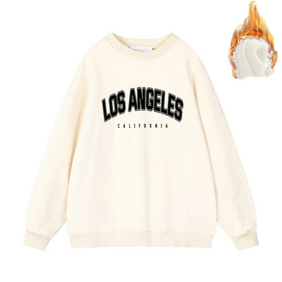 Dámska mikina s potlačou písmen Hirsionsan, 35% bavlna, mäkká, základná, voľná, dámska, pulóvre, kórejské mikiny s kapucňou, jeseň/novoročné fleecové oblečenie Y2k