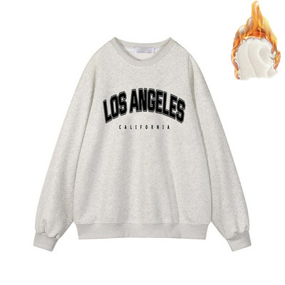 Dámska mikina s potlačou písmen Hirsionsan, 35% bavlna, mäkká, základná, voľná, dámska, pulóvre, kórejské mikiny s kapucňou, jeseň/novoročné fleecové oblečenie Y2k