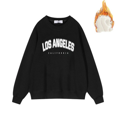 Dámska mikina s potlačou písmen Hirsionsan, 35% bavlna, mäkká, základná, voľná, dámska, pulóvre, kórejské mikiny s kapucňou, jeseň/novoročné fleecové oblečenie Y2k