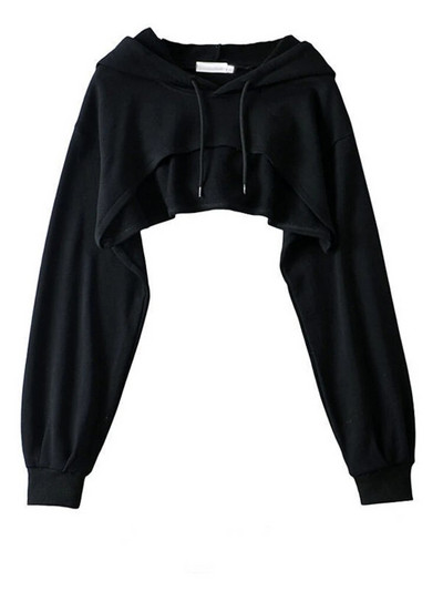 Cu pălărie Hanorace Femei Design de bază Moda tânără coreeană Mujer All-match Adolescenți Simplu Cool Loose Y2k Cozy Street Wear Popular