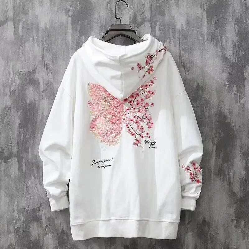 Čierne topy, anime grafické nevyhnutnosti, mikiny s kapucňou, dámske estetické kórejské módne roztomilé mikiny s kapucňou, streetwear mikina pre ženy