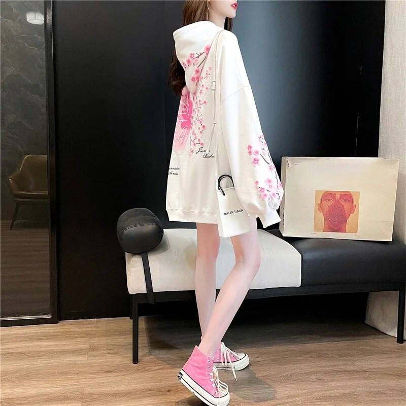 Čierne topy, anime grafické nevyhnutnosti, mikiny s kapucňou, dámske estetické kórejské módne roztomilé mikiny s kapucňou, streetwear mikina pre ženy