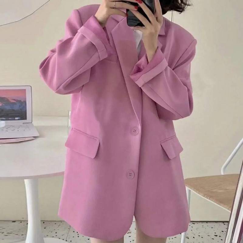 Dámske sako, štýlové vetruodolné sako, dámsky golier s vrúbkovaným golierom, biznis sako na každodenné nosenie