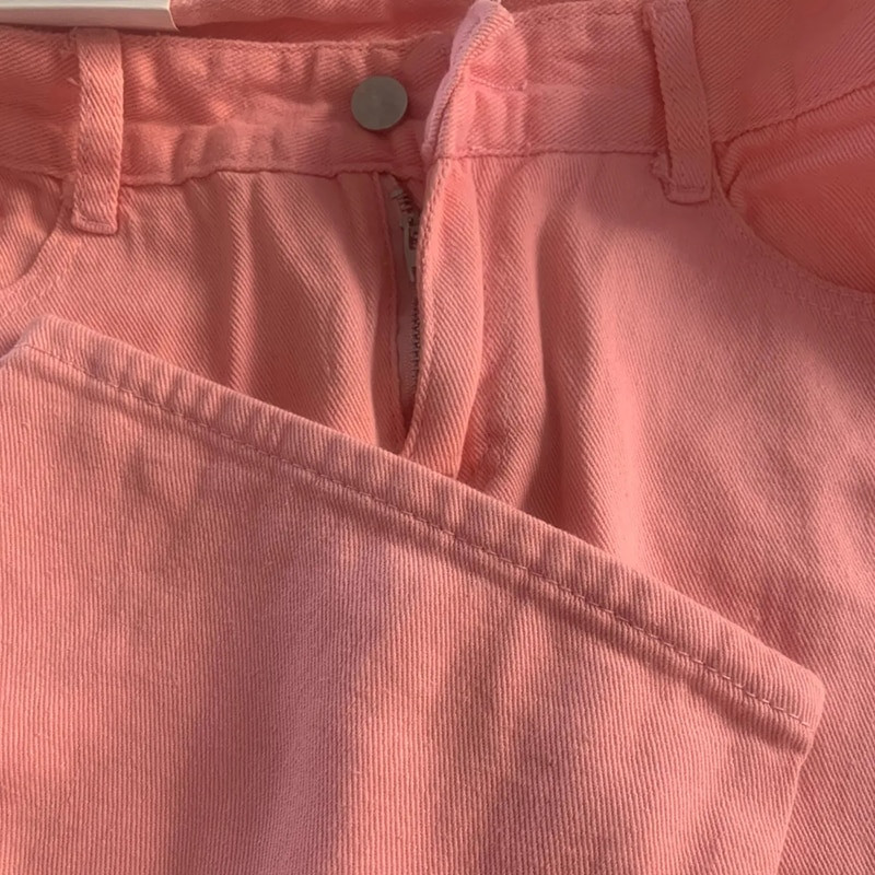 Dámske rovné džínsy s vysokým pásom, kórejská móda, streetwear, vrecovité, široké, ležérne, biele džínsové nohavice, nové vyprané, vintage, Vaqueros