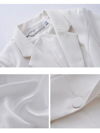 Fitshinling 2023 New Fashion Blazer για Γυναικεία Ρούχα Λεπτά Basic Solid γυναικεία παλτό εξωτερικά ρούχα Φθινοπωρινές χειμερινές μπλούζες