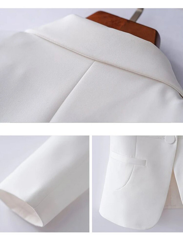 Fitshinling 2023 Nové módne sako pre ženy Oblečenie Slim Basic Jednofarebné dámske bundy Kabáty Vrchné oblečenie Jesenné Zimné Topy Výpredaj